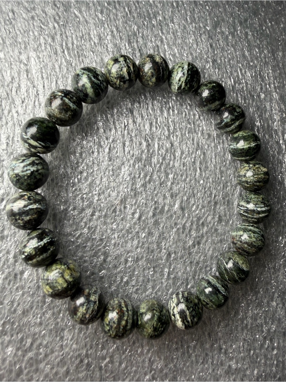 Beautiful 8MM Swiss Opal Natural Crystal Bracelet